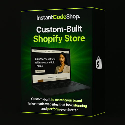 Get a High-Converting Shopify Store Designed for You!